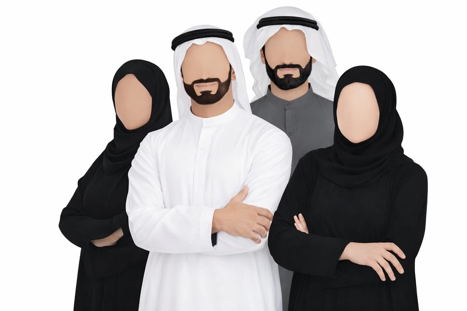 Male teachers at Nusrat Academy Academy